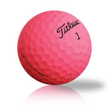 12 Pink Assorted Golfballs