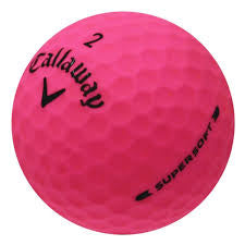 12 Pink Assorted Golfballs